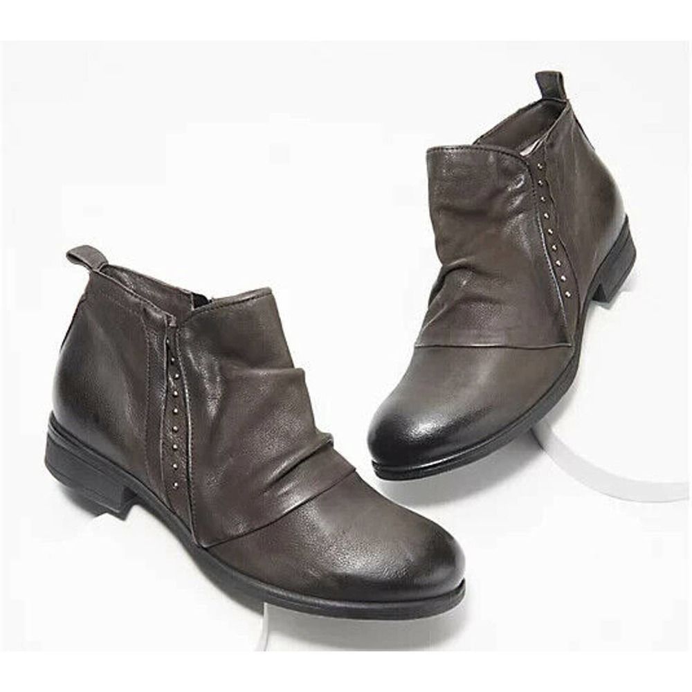 MIZ MOOZ Womens SNAP Ankle Booties Ash EU 37
